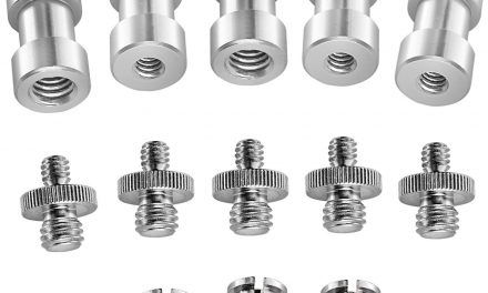 Kit de adaptadores de tornillo para soporte de cámara 1/4 «3/8»