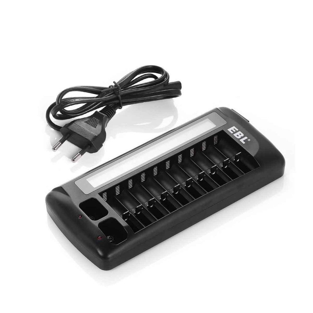 EBL-999 Cargador de Batería 9V Ni-MH Li-ion Pila Recargable